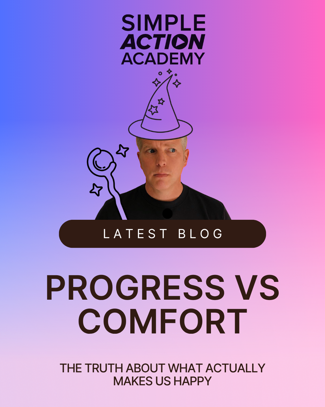 Happiness... Progress or Comfort? (It’s not what you think)